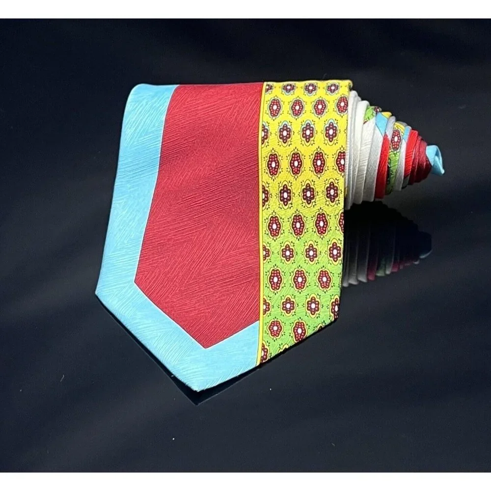 Vintage VITALIANO PANCALDI Men's Silk Tie - Picture 5 of 6
